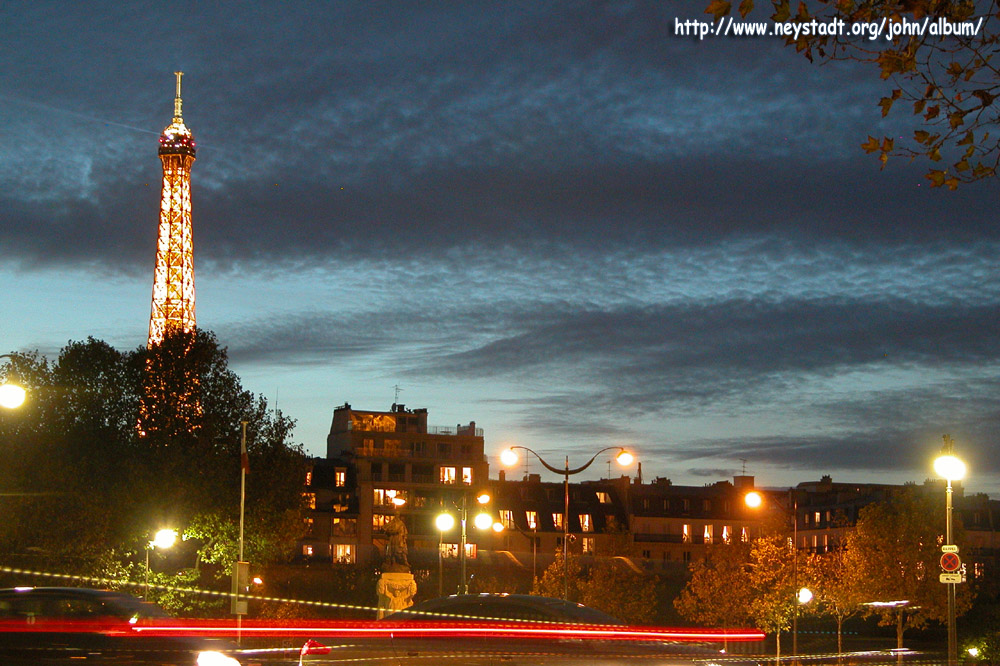 paris at night. Eiffel Tower at Night